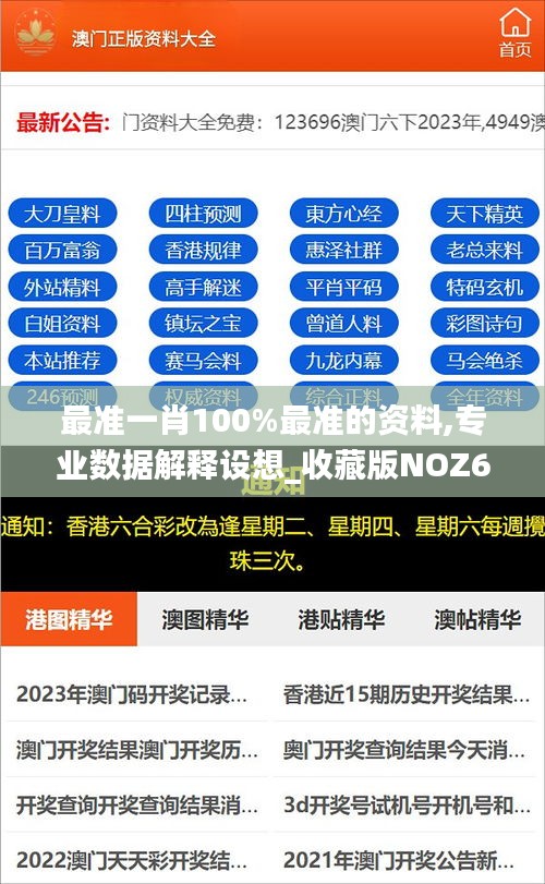 最准一肖100%最准的资料,专业数据解释设想_收藏版NOZ60.542