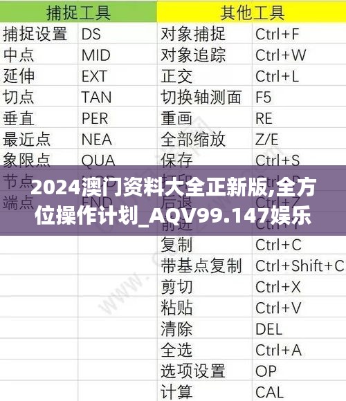 2024澳门资料大全正新版,全方位操作计划_AQV99.147娱乐版