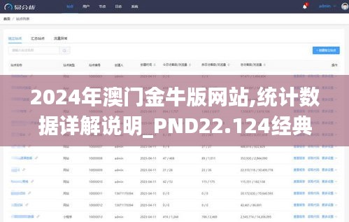 2024年澳门金牛版网站,统计数据详解说明_PND22.124经典版