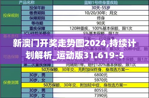 新澳门开奖走势图2024,持续计划解析_运动版31.619-5