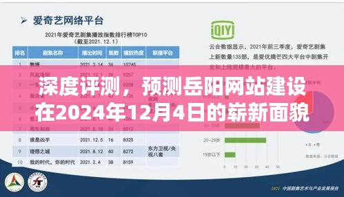 深度评测,展望岳阳网站建设在2024年未来面貌的崭新蜕变