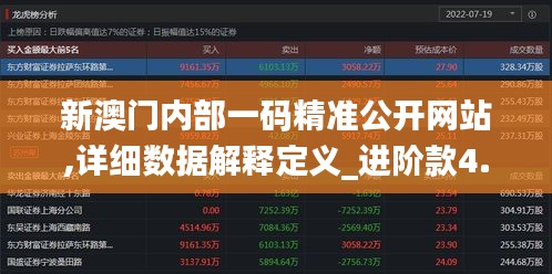新澳门内部一码精准公开网站,详细数据解释定义_进阶款4.943