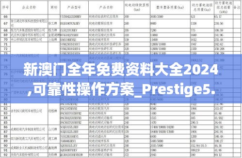 新澳门全年免费资料大全2024,可靠性操作方案_Prestige5.673