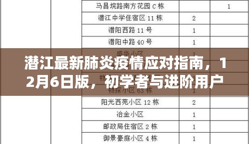 潜江最新肺炎疫情应对指南,初学者与进阶用户参考(12月6日版)