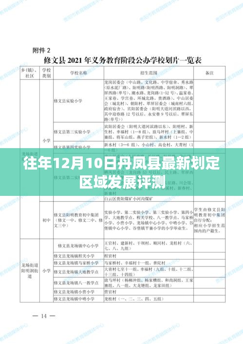 丹凤县最新划定区域发展评测揭晓,历年12月10日观察报告