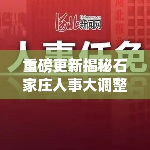 重磅揭秘,石家庄人事大调整最新动态一网打尽!