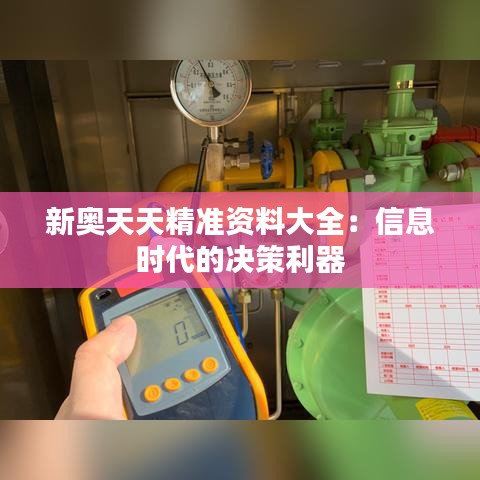 新奥天天精准资料大全:信息时代的决策利器