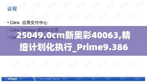 25049.0cm新奥彩40063,精细计划化执行_Prime9.386