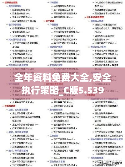 全年资料免费大全,安全执行策略_C版5.539