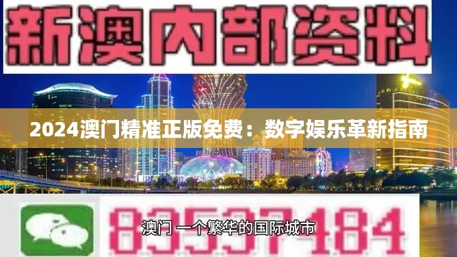 2024澳门精准正版免费:数字娱乐革新指南