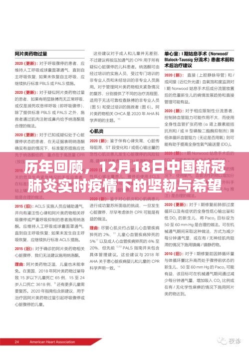 中国新冠肺炎实时疫情回顾,坚韧与希望的历程——历年12月18日视角