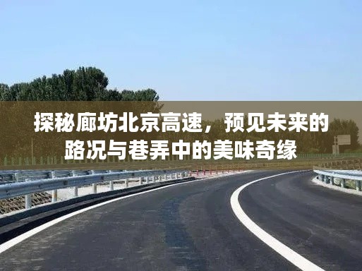 探秘廊坊北京高速,未来路况与巷弄美食奇缘揭秘