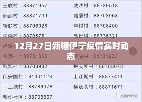 新疆伊宁疫情最新实时动态(12月27日)