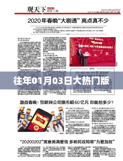 历年元旦后大热门事件盘点