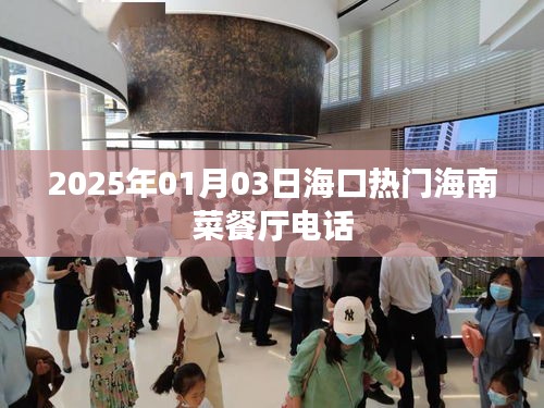 海口热门海南菜餐厅电话大全(最新更新)