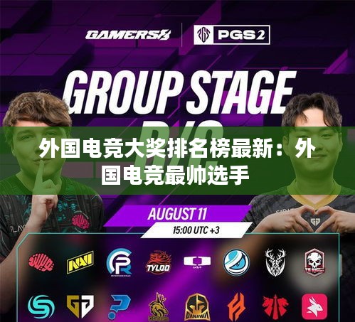 外国电竞大奖排名榜最新:外国电竞最帅选手