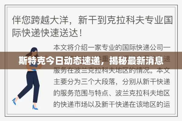 斯特克今日动态速递,揭秘最新消息