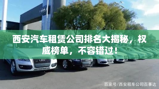 西安汽车租赁公司排名大揭秘,权威榜单,不容错过!