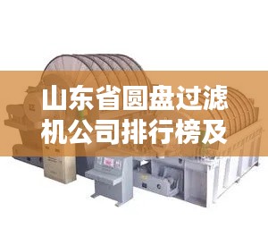 山东省圆盘过滤机公司排行榜及行业影响力解析