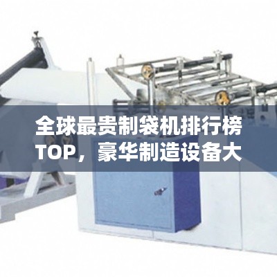 全球最贵制袋机排行榜TOP,豪华制造设备大揭秘!