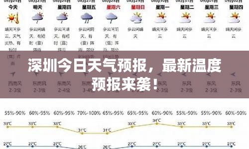深圳今日天气预报,最新温度预报来袭!