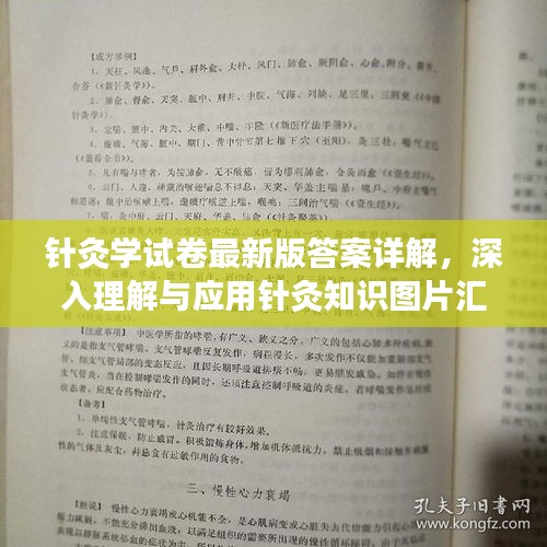 针灸学试卷最新版答案详解,深入理解与应用针灸知识图片汇总