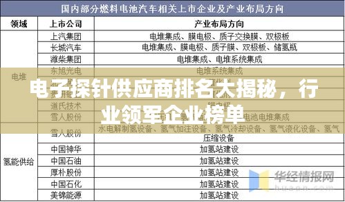 电子探针供应商排名大揭秘,行业领军企业榜单