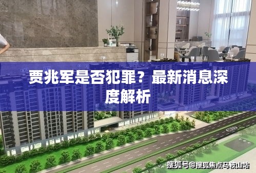 贾兆军是否犯罪？最新消息深度解析