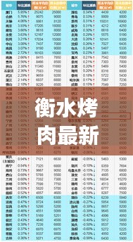 衡水烤肉最新价格行情,市场走势与消费者反馈一网打尽!