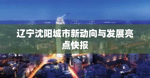 辽宁沈阳城市新动向与发展亮点快报