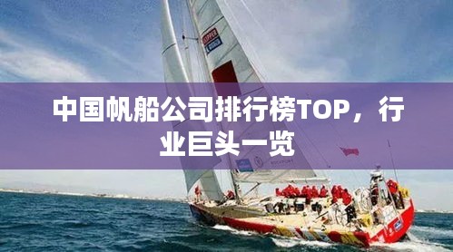 中国帆船公司排行榜TOP,行业巨头一览