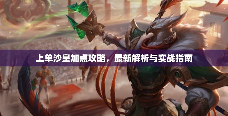 上单沙皇加点攻略,最新解析与实战指南