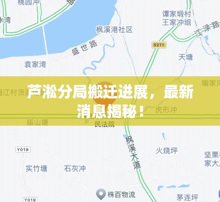 芦淞分局搬迁进展,最新消息揭秘!