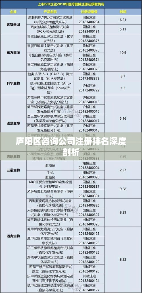 庐阳区咨询公司注册排名深度剖析