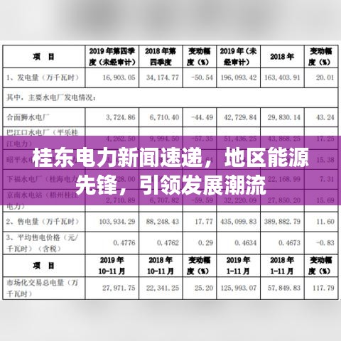 桂东电力新闻速递,地区能源先锋,引领发展潮流