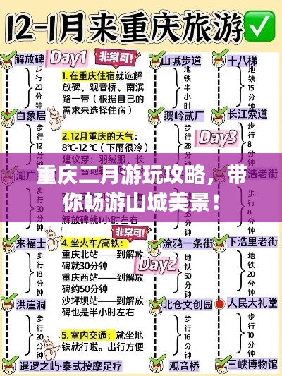 重庆二月游玩攻略，带你畅游山城美景！