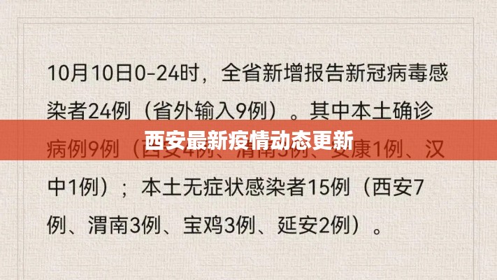 西安最新疫情动态更新
