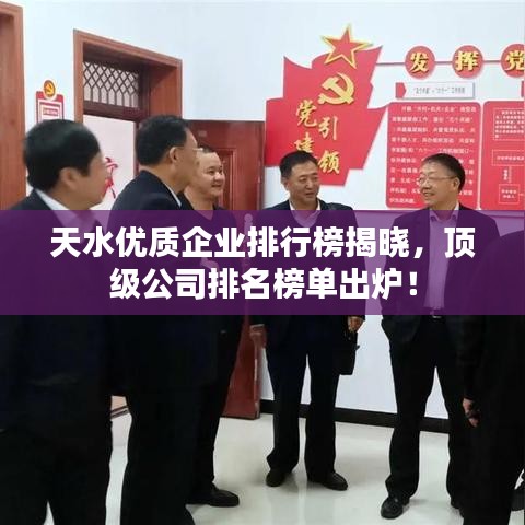 天水优质企业排行榜揭晓,顶级公司排名榜单出炉!