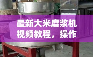 最新大米磨浆机视频教程,操作指南与实用技巧全解析
