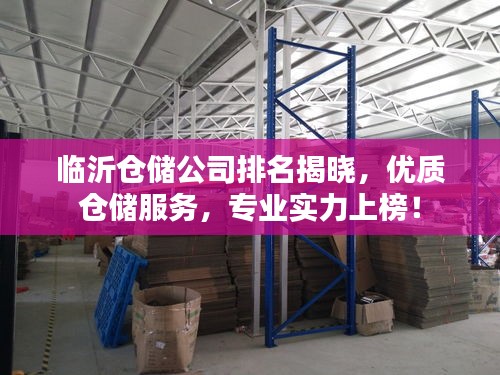 临沂仓储公司排名揭晓,优质仓储服务,专业实力上榜!
