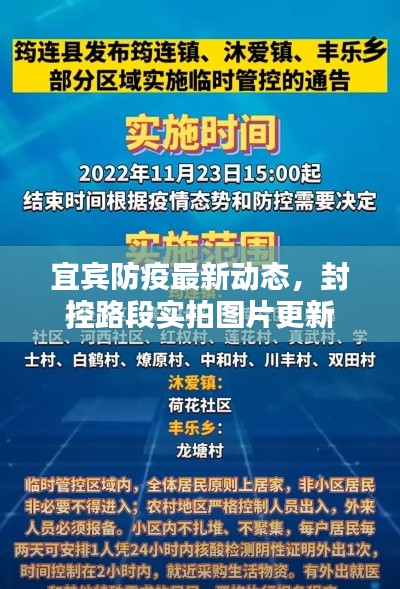 宜宾防疫最新动态,封控路段实拍图片更新