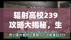辐射高校239攻略大揭秘,生存指南助你探索未知世界