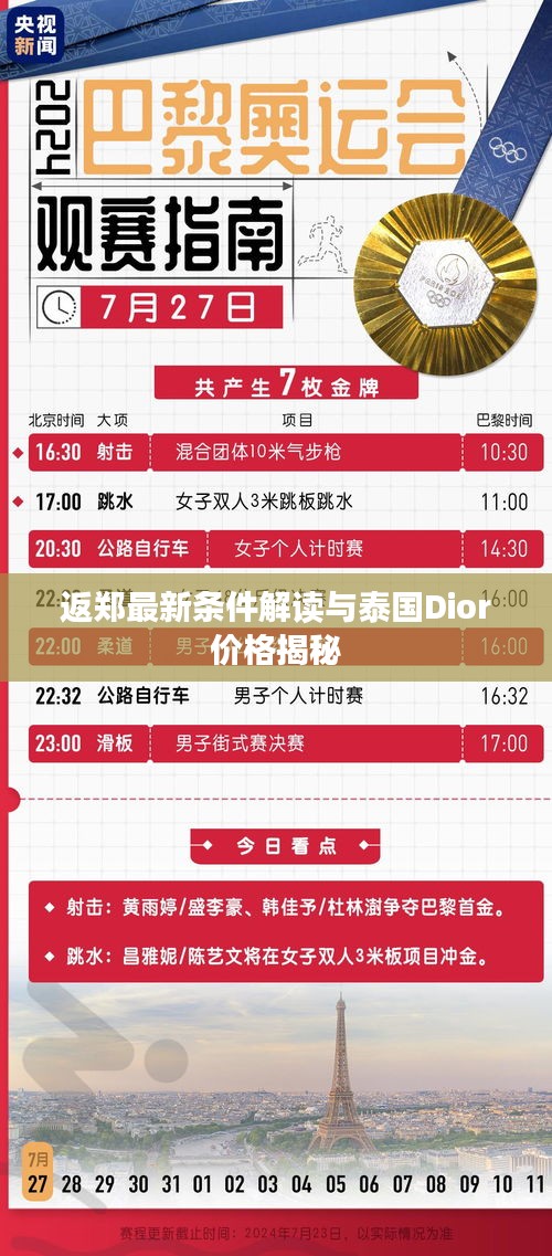 返郑最新条件解读与泰国Dior价格揭秘