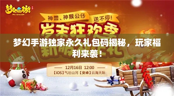 梦幻手游独家永久礼包码揭秘，玩家福利来袭！