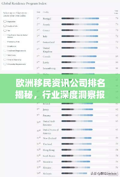 欧洲移民资讯公司排名揭秘,行业深度洞察报告