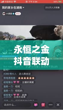 永恒之金抖音联动航空新体验,最新破解版实时互动游戏