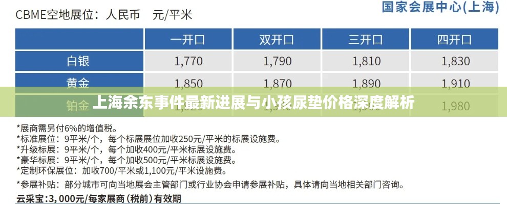 上海余东事件最新进展与小孩尿垫价格深度解析