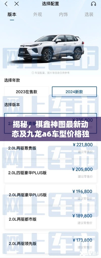 揭秘，祺鑫神图最新动态及九龙a6车型价格独家曝光