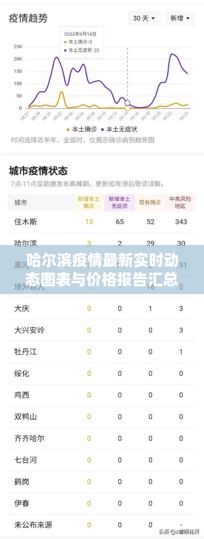 哈尔滨疫情最新实时动态图表与价格报告汇总