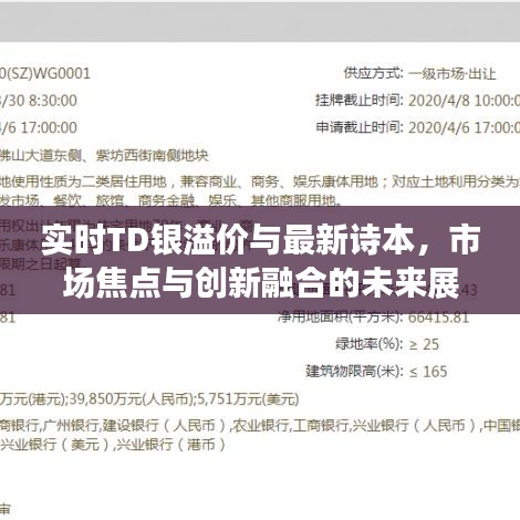 实时TD银溢价与最新诗本，市场焦点与创新融合的未来展望